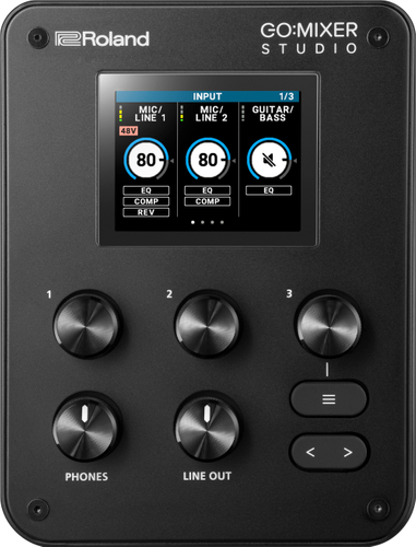 『GO:MIXER STUDIO』 トップパネル