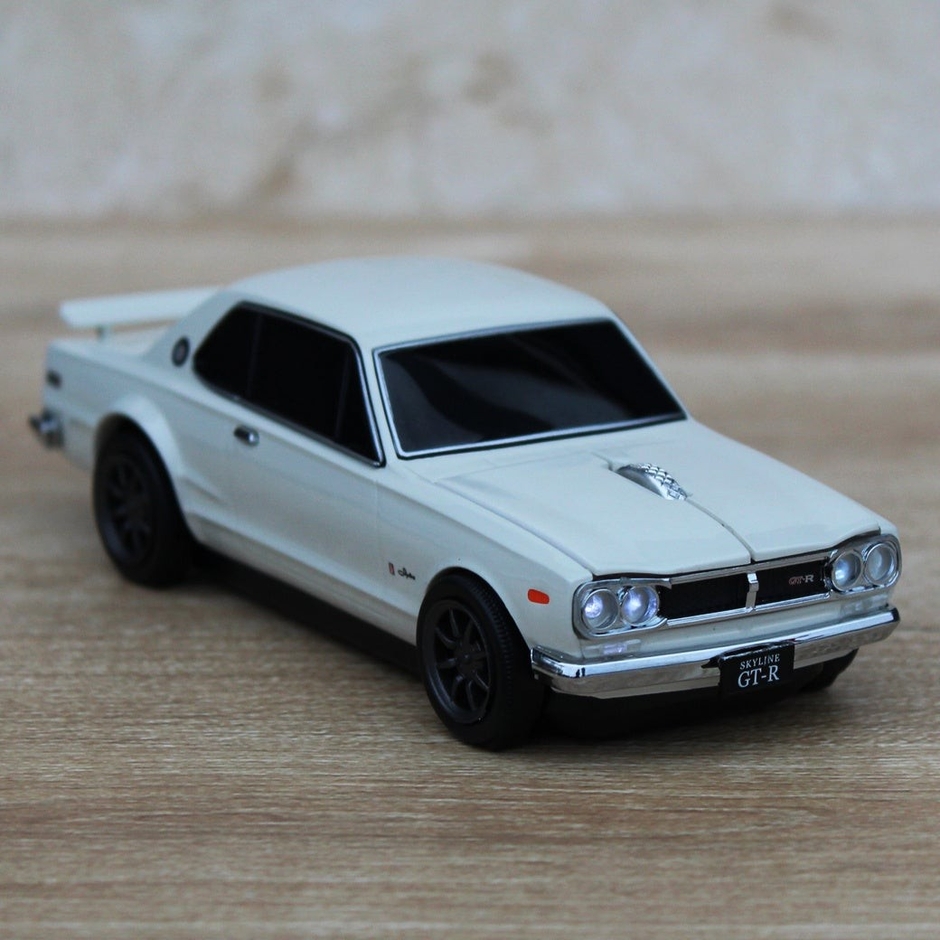日産スカイライン2000GT-R Bluetooth無線マウス ホワイト