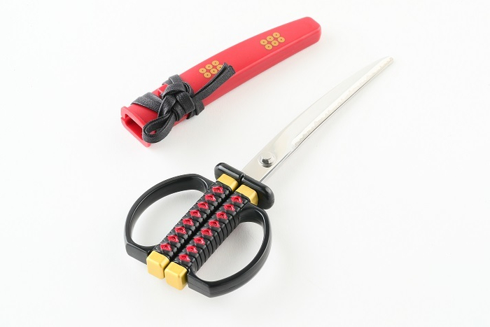 日本刀はさみ　真田幸村モデル 掛け台付き(2)