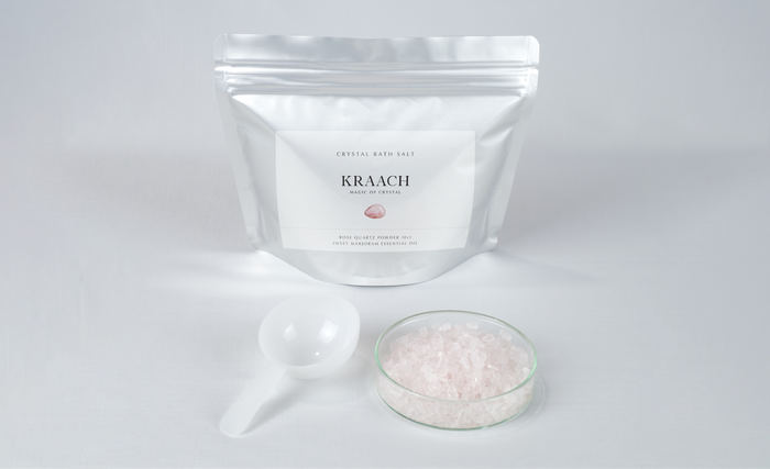KRAACH クリスタルバスソルト ローズクォーツ×マジョラム ＊シャーレは付属しません