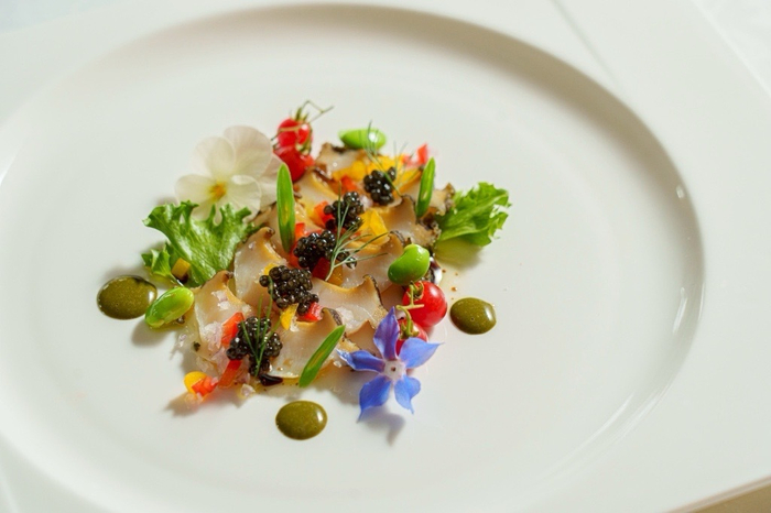 ▲淡路島 夏の3大食材　海の饗宴コースの一品