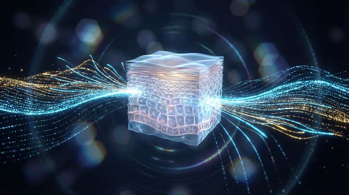 肌の深層を可視化する