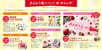 <様々なあまおう苺イベント>