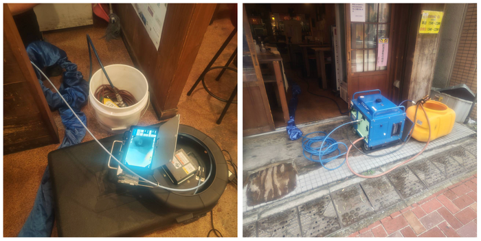 カメラ調査・高圧洗浄