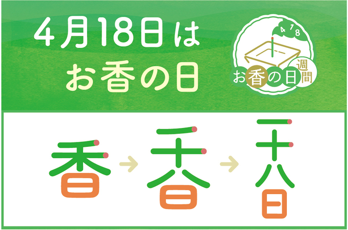 4月18日はお香の日