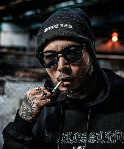 【Black Letter】 Knit Cap