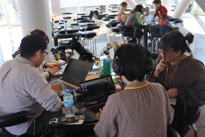 限られた時間の中、チームで協力してプロトタイプ開発を行いました