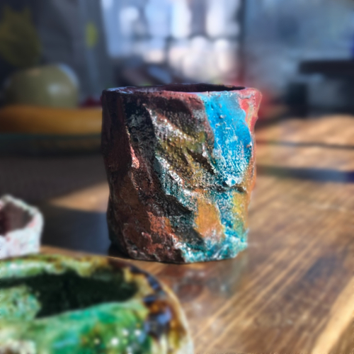 陶器の花瓶 by 山口 優花