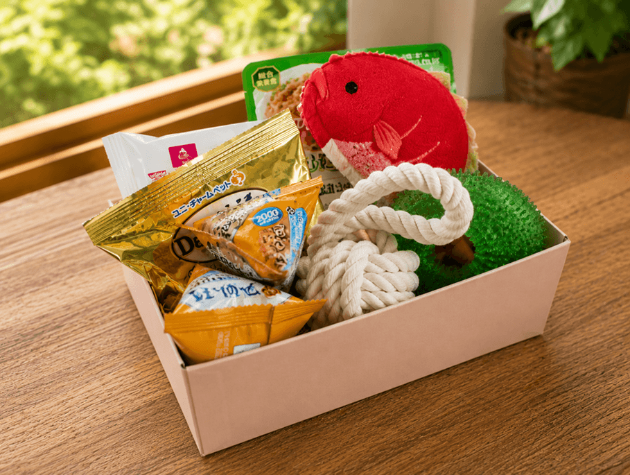 ウェルカムわんこBOX　※写真は一例
