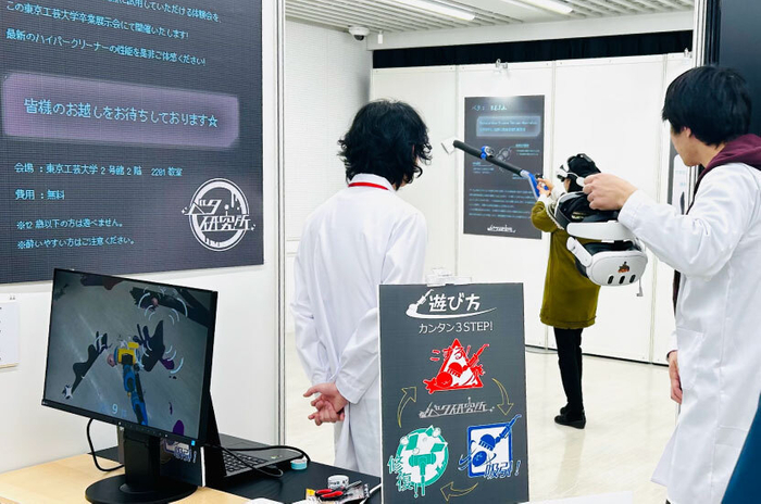 昨年の卒業・修了制作展の様子 ゲーム学科