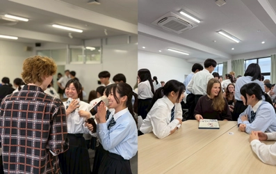 近大附属豊岡高校　茶道部がアメリカの高校生と英語で交流　国際交流イベント「Experience Japanese Tea Ceremony!」開催