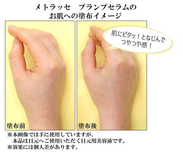 メトラッセ プランプセラム_塗布イメージ_2