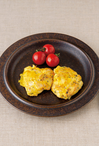 ②鶏胸肉のピカタ