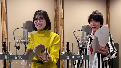 受賞作品アテレコ(収録風景)