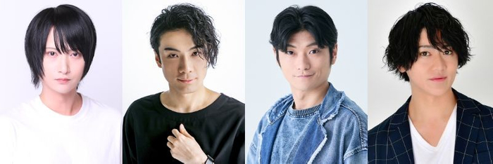 （左より）秋葉友佑、鵜飼主水、門野 翔、服部武雄