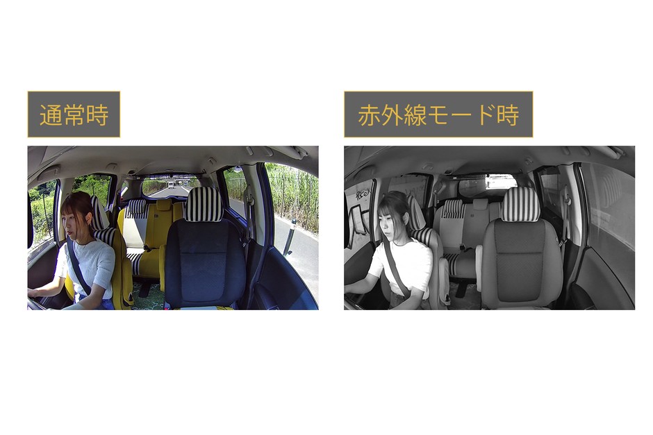 赤外線モードの撮影イメージ