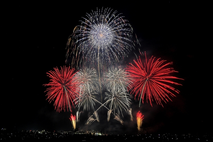 台船からの花火