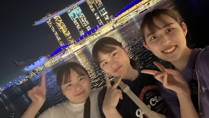 シンガポール研修での１コマ