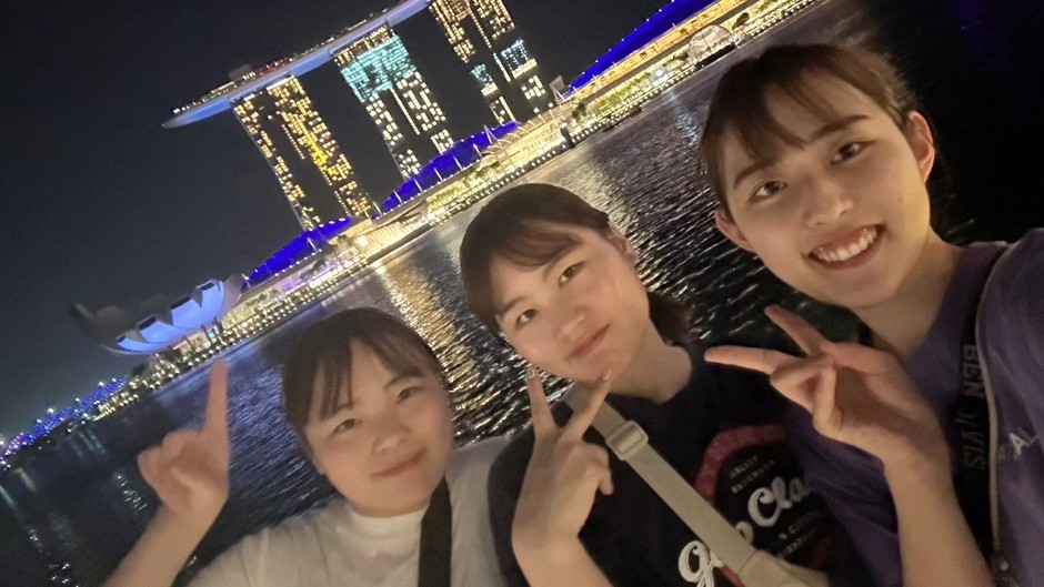 シンガポール研修での1コマ