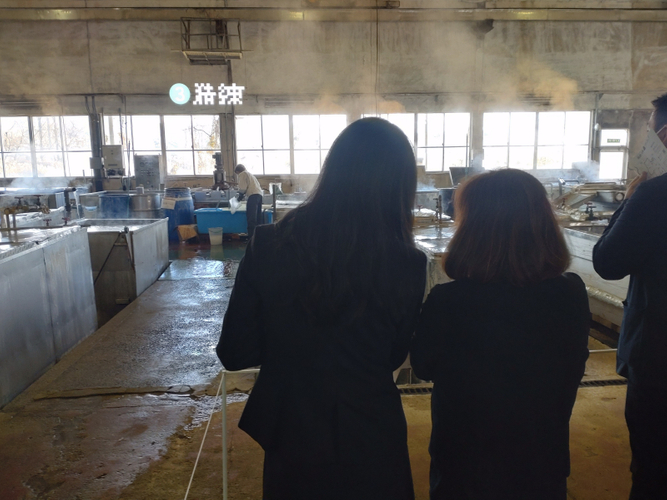 精練加工場見学 オープンファクトリー&ldquo;精練の世界&rdquo;(3)