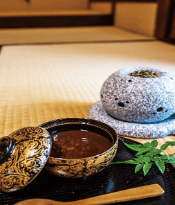 伊勢ほうじ茶ぜんざい
