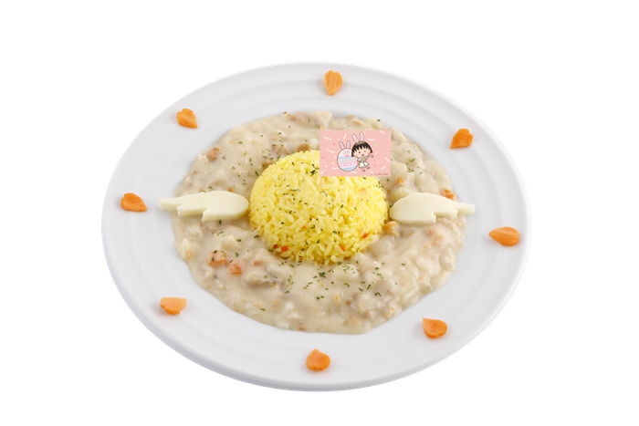 まる子の空飛ぶたまごのクリームライス 1,320円