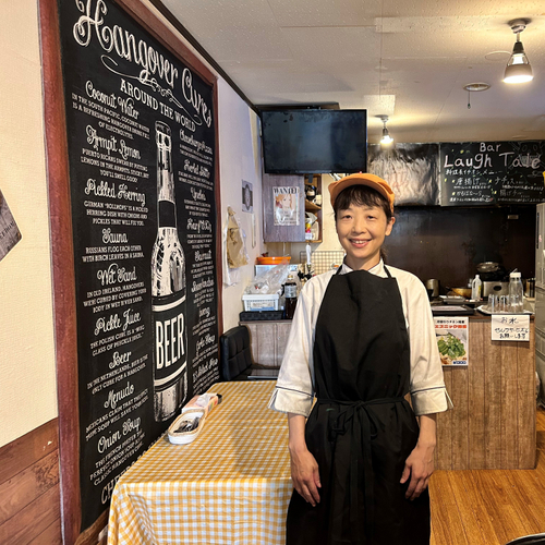 店主の兼田さん　