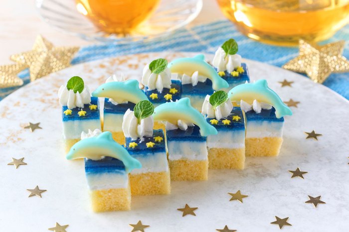 オーシャンブルーケーキ