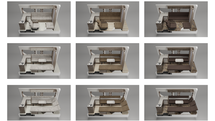 レクビィ　プラス　リビンデザイン選択イメージ