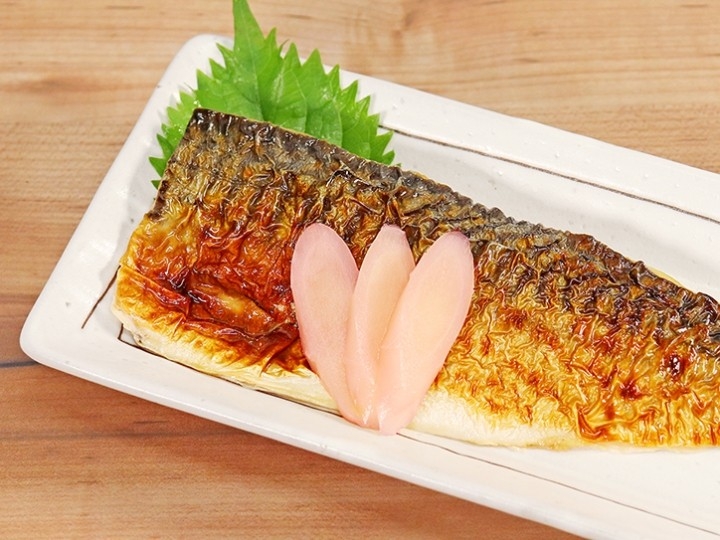 焼き魚に岩下の新生姜
