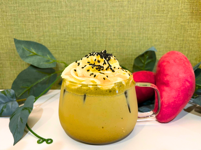 芋密ほうじ茶ラテホット