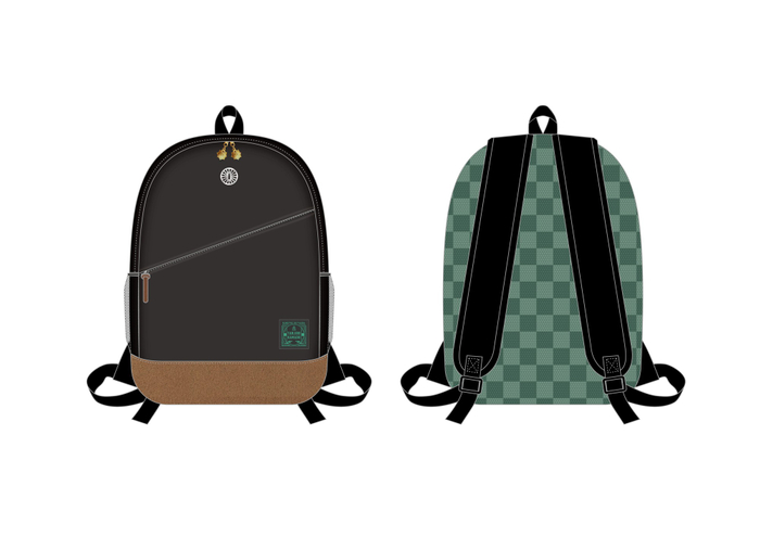 ニジゲンノモリ&times;アニメ『鬼滅の刃』 着物柄リュック (炭治郎)/6,050円（税込）