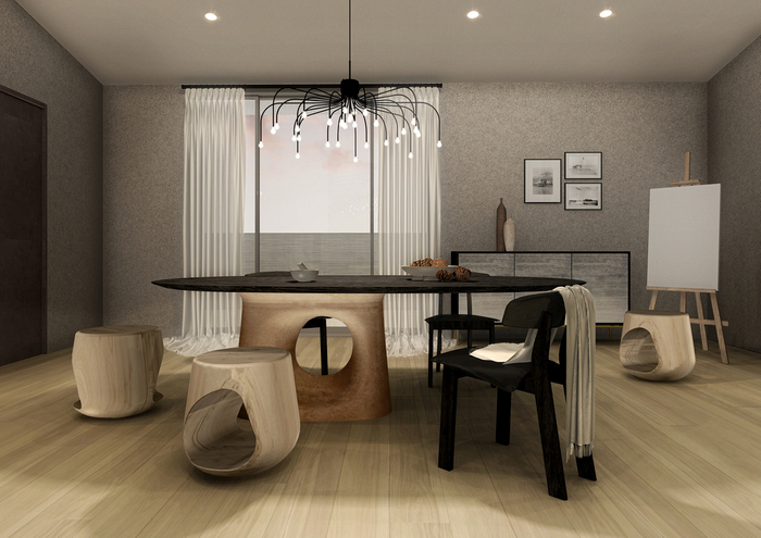 【コーディネート事例】静かな時間が流れる空間