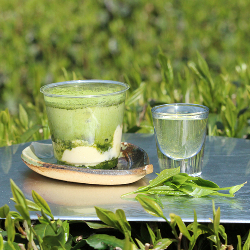 新茶をスイーツで楽しむ