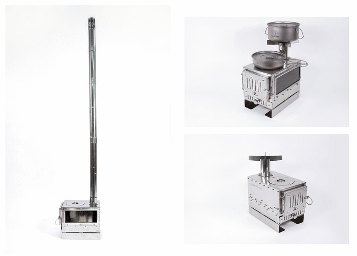 『MAKIng STOVE』の天板部分はメスティンを同時に2個載せられます