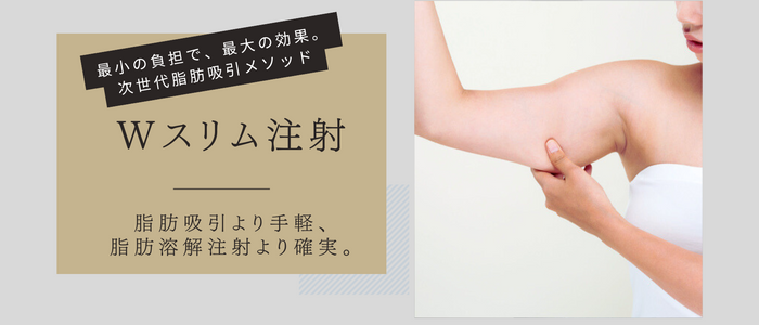 共立美容外科　Wスリム注射