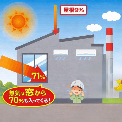 窓から