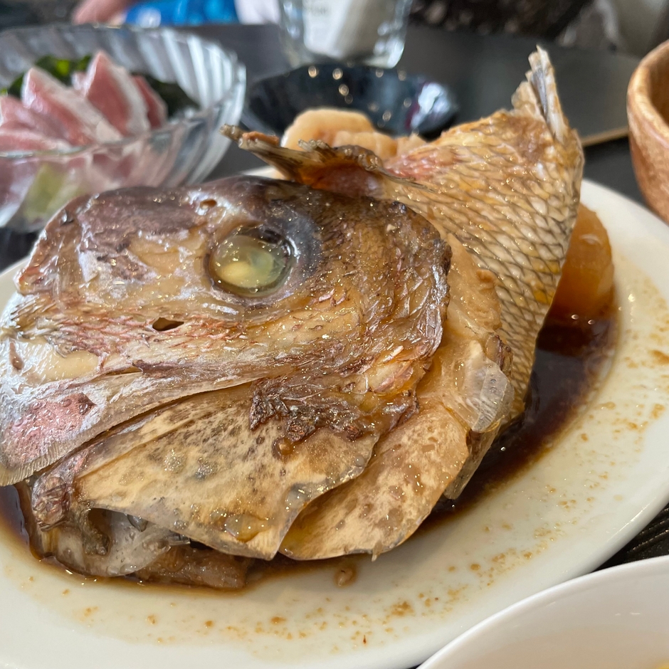 めで鯛のアラ