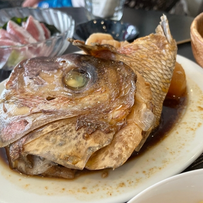めで鯛のアラ