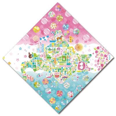 春結び ふろしき メディア用