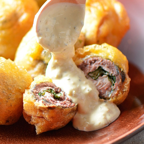 「さんまのフリッター」