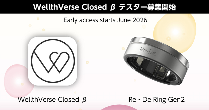 WellthVerse Closed &beta; テスター募集開始