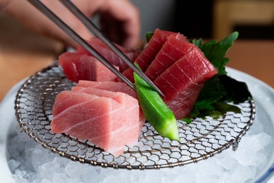 まぐろの刺身3種盛り合わせ