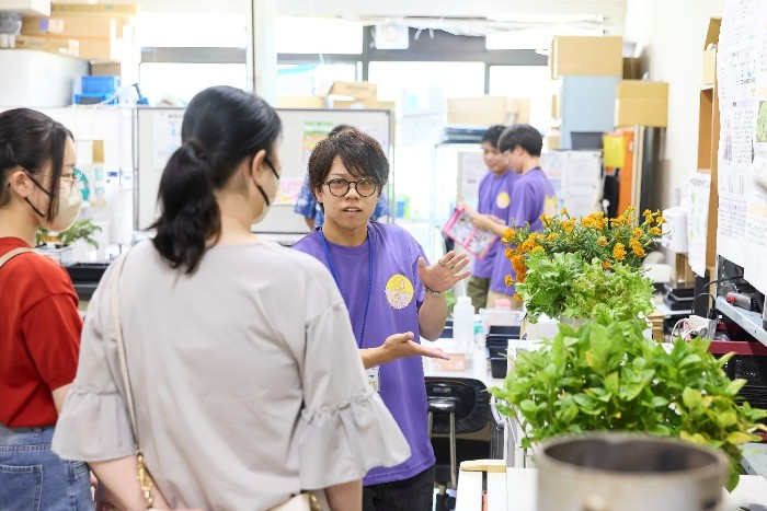 令和7年（2025年）生物理工学部オープンキャンパスの様子
