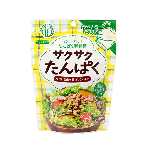 『サクサクたんぱく』パッケージ