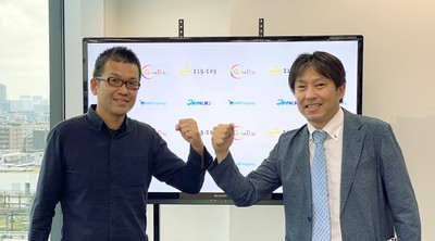 写真左:鈴木取締役(株式会社ジグザグ) 写真右:荒井常務取締役(株式会社グローバル・デイリー)