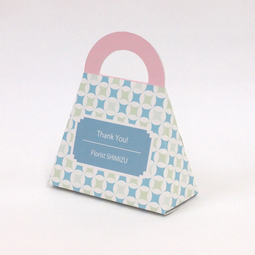 バッグ型ブルー