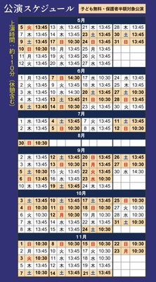 公演スケジュール