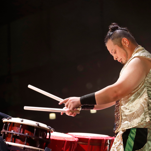 和太鼓表現師の池脇晋輔氏