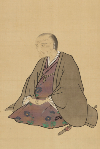 佐野長寛像（部分）西村宗三郎筆 安政3年（1856）個人蔵 画像提供：京都国立博物館